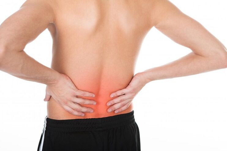 dor na parte inferior das costas con osteocondrose